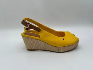 Tommy Hilfiger Iconic Elena sling back sandalo donna giallo EUR 37 - Foto 1 di 3