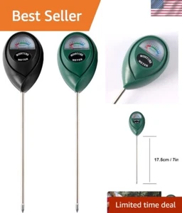 Easy-to-Read Soil Moisture Meter Set - Perfect for Garden, Lawn, & House Plants - Picture 1 of 8