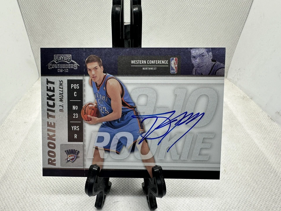2010 Contenders Rookie Ticket Bj Mullens No 121 Auto - Image 1 of 2