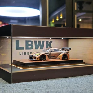 1/64 Diorama Car Garage Showroom Models LED Lighting Box Car Display Scene Model - Picture 1 of 33