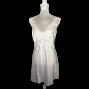 Lencería Anthropologie Rya Collection Marfil Chemise Talla Grande Recorte Trasero Perla - Imagen 1 de 11