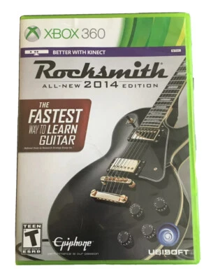 Rocksmith 2014 Edition Xbox 360 GAME ONLY With Case “” NO CABLE OR MANUAL “” - Image 1 of 4