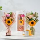 28cm Rose Flower Bouquet Artificial Rose Artificial Soap Flower  Wedding