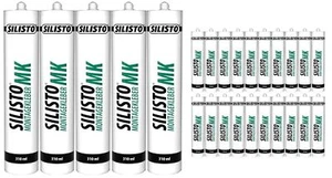 SILISTO 25 x 310ml Kartuschen Montagekleber Baukleber Sockelleistenkleber - Bild 1 von 2