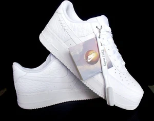 NIKE AIR FORCE 1 LOW ´07 XXXX -40th Anniversary Edition- triple white gold Gr.47 - Bild 1 von 6