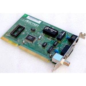 Vintage Accton Isa Lan Carte Réseau BNC RJ-45 RJ45 142660-403 EN1660R01-90S M99 - Photo 1/2