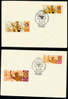Russia All-Union Philatelic Exhibition commemorative covers - SC 3503 - 3505