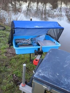 Frische Angelköder, Seitenablage Regenschirm mit Schlammfußbank Stick bis 26 mm Beine - Bild 1 von 18