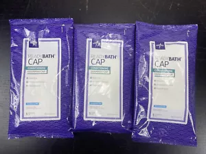 Medline ReadyBath Scented Rinse-Free Shampoo Cap With Conditioner Lot of 3 - Picture 1 of 3