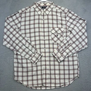 Nautica Hemd Herren Extra Large Beige Kariert Slim Fit Knopfleiste Maritim Business - Bild 1 von 12