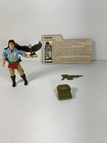 1984 Vintage GI Joe Spirit 100% Complete W/ FREEDOM V1 Tracker ARAH File Card Cover