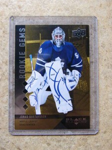 09-10 UD Black Diamond Quad JONAS GUSTAVSSON Gold /10