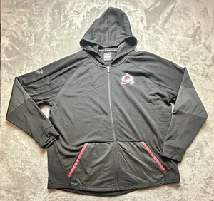New Colorado Avalanche Fanatics Authentic Pro Full Zip Jacket Size 3XL Black - Picture 1 of 5