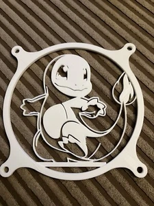 Pokemon Playing Charmander PC Fan Cover 120mm Unique Gift - Afbeelding 1 van 2