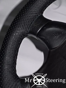 CUBIERTA DE VOLANTE DE CUERO PERFORADO PARA PORSCHE 944 1982-1991 DOBLE PUNTADA - Imagen 1 de 4