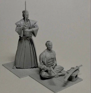 1/32 Resin Model Kit Japanese Samurai Warriors Shogun Unpainted - Picture 1 of 1