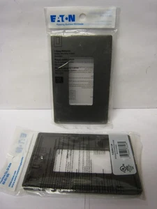 2 X Eaton PJS26RB-SP-L Diseñador 1-Ganga Placa de Pared Sin Tornillos, Bronce Frotado con Aceite - Imagen 1 de 4