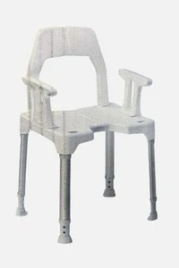 TAYO Duschstuhl Rückenlehne Modula Design Rutschfest Höhenverstellbar 130kg NEU - Bild 1 von 2