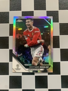 2021-22 Topps Chrome UCL Refractor Cristiano Ronaldo Manchester United b - Bild 1 von 2