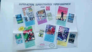 NES Nintendo Virgin Games Poster Insert VIR-NES-US-1 - Bild 1 von 8