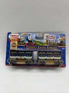 Fisher-Price Thomas & seine Freunde Holzeisenbahn Echtholz Stephansschloss Reisebusse - Bild 1 von 3