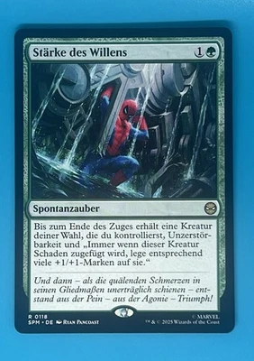 Strength of Will Marvel's Spider-Man Regular German (US Seller) - Image 1 of 2