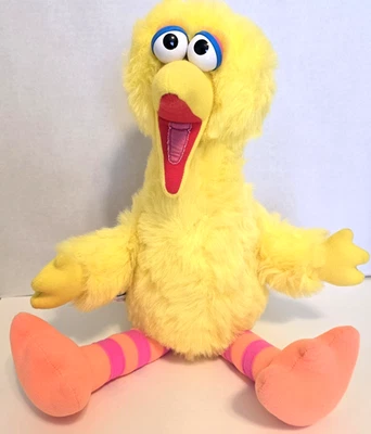 "De colección 1986 Sesame Street Talking Big Bird Pull-String PlaySkool 23"" probado" Foto 1 de 4