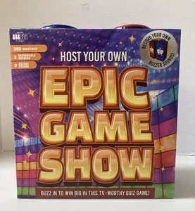 Epic Game Show Game Host Your Own 3+ Players Ages 12+ 2 Recordable Buzzers + - Picture 1 of 16