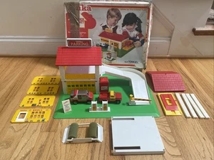 Vintage Tonka Truck Builder Playset Shell Service Station Car Wash 5051 W/Box - Picture 1 of 20