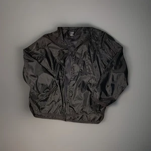 Gap Navy Blue Zip Up Windbreaker Jacket Women’s Medium Size Front Zip Pockets - Picture 1 of 7