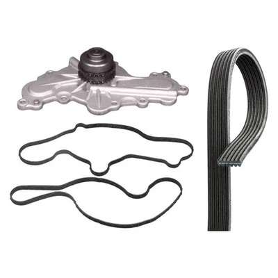 For Ford Edge 12-15 Professional Engine Coolant Water Pump & Serpentine Belt Kit Foto 1 de 2