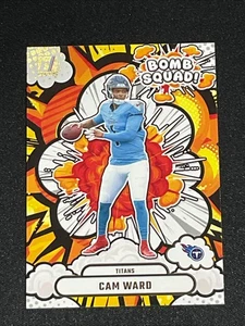 2025 Donruss Cam Ward Bomb Squad RC Titans #BS-CWD 🔥🔥🔥B23 - Picture 1 of 2