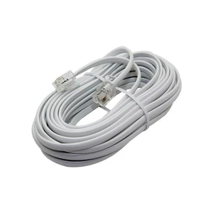 TEL-RJ11-WH/07 Kabel: Telefon RJ11-Stecker,beiderseitig 7m weiß BQ CABLE - Bild 1 von 1