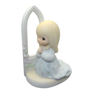 Precious Moments 1985 O Worship The Lord 100064 Figurine Star Symbol 5.6" - Picture 1 of 9