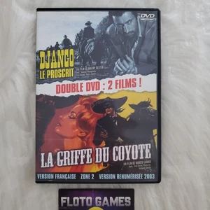 DVD ZONE 2 FR : 2 Films : Django le Proscrit / La Griffe du Coyote - Floto Games - Picture 1 of 2