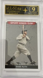 2023 Sportkings Volume 4 Babe Ruth (Silver Background) #144 HOF ASG 9 NM # U - Imagen 1 de 2