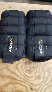 Apexup 5 lb Peso de tobillo ajustable 10 lb Negro total Correas modularizadas para piernas - Imagen 1 de 2