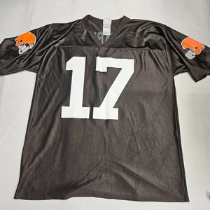 Cleveland Browns Jersey Large Braylon Edwards Mens NFL Team Apparel Brown VTG L - Picture 1 of 7