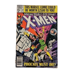 THE UNCANNY X-MEN #137 Comic Book Marvel 1980 Low-Grade Key DARK PHOENIX Appear - Picture 1 of 9