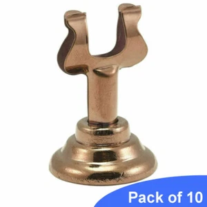 BarBits Antique Bronze Place Card Holder - Pack of 10 Wedding Table Stand Menus - Picture 1 of 4