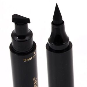 Waterproof Winged Eyeliner Stamp Makeup Cosmetic Eye Liner Pencil Black Liquid