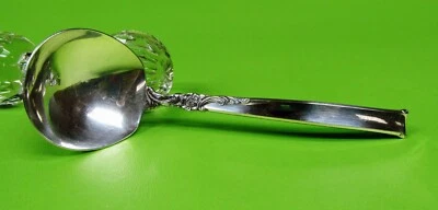 Cucharón de salsa de plata de ley Rose de Oneida.  Medidas: 6 5/8" - 59,8 gramos Foto 1 de 4