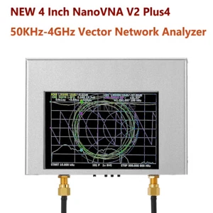 NanoVNA V2 Plus4 4GHz Vector Network Analyzer 50KHz-4GHz Shortwave HF VHF UHF - Picture 1 of 9