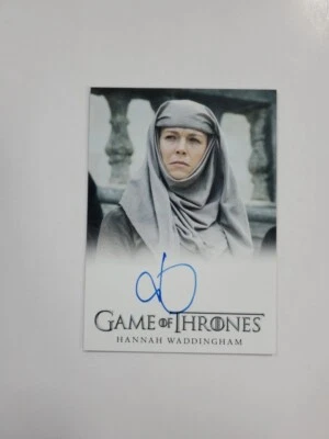 Juego de Tronos Leyendas del Reino Hannah Waddingham Full Bleed Autógrafo Foto 1 de 2