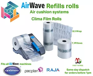 Airwave Cushion Machine Film Packing Roll Pillow/Cushion Rolls Inflatable Clima - Picture 1 of 12