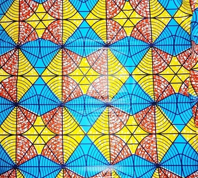 African Radar Fabric 2 yards - Image 1 of 2