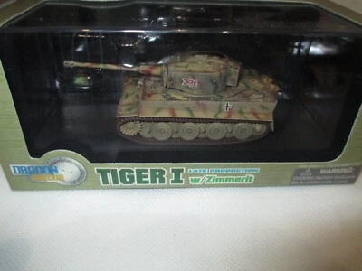 DRAGON ARMOR 1:72 TIGER I LATE PRODUCTION W/ZIMMERIT SSSPZABT 101 FRANCE  1944 - Image 1 of 4