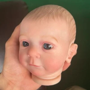 Kit de muñeca renacida pintada recién nacido kit de tacto suave para bebé de 18 pulgadas juguete de vinilo realista hágalo usted mismo - Imagen 1 de 4
