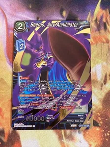 Beerus, Airy Annihilator Foil SR Karte BT19-036 Dragon Ball Super Card ccg NM/M - Bild 1 von 3