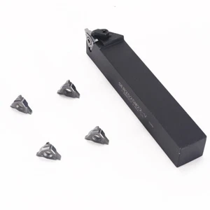 3mm 90° Square Threading Grooving Inserts Vertica Turning Holder 25mmX25mm - Picture 1 of 9